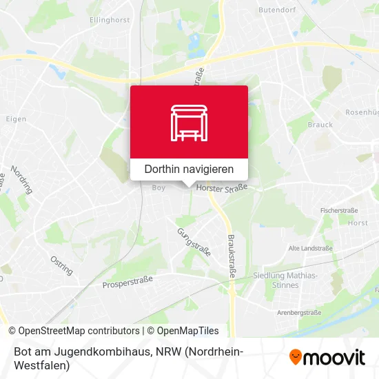 Bot am Jugendkombihaus Karte