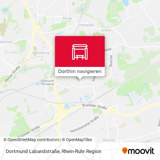 Dortmund Labandstraße Karte