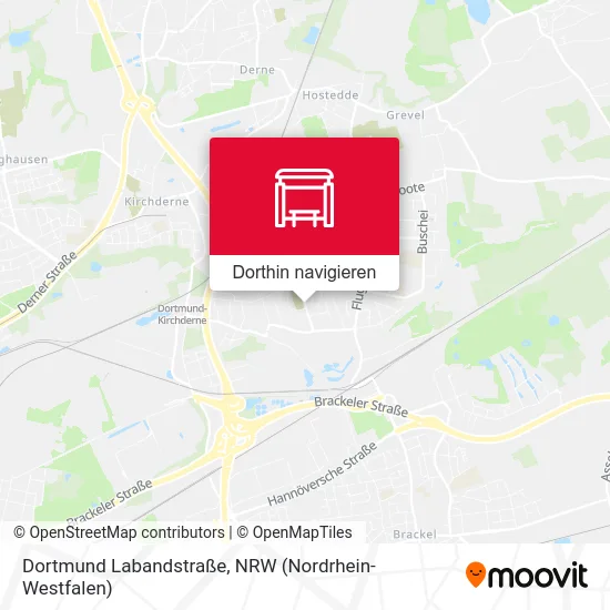 Dortmund Labandstraße Karte