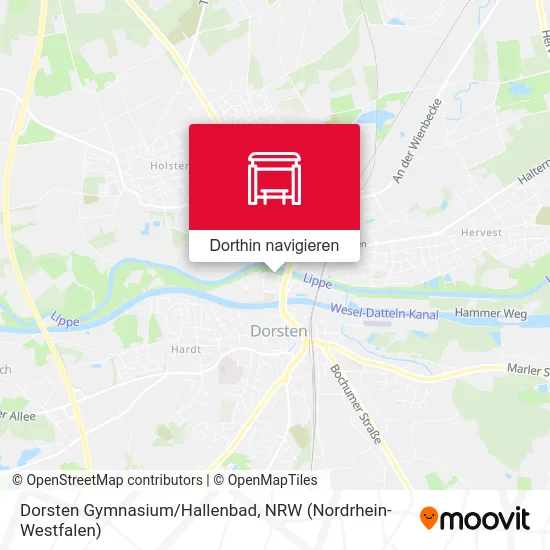 Dorsten Gymnasium/Hallenbad Karte