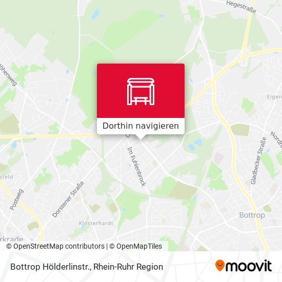 Bottrop Hölderlinstr. Karte