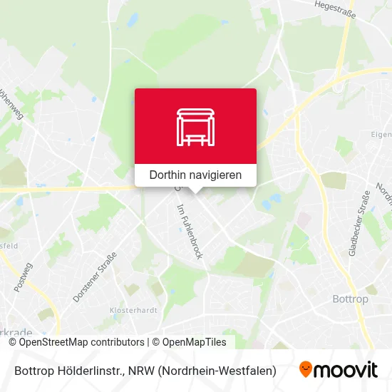 Bottrop Hölderlinstr. Karte