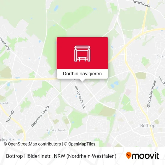 Bottrop Hölderlinstr. Karte