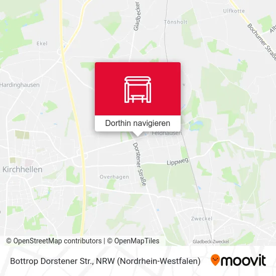 Bottrop Dorstener Str. Karte