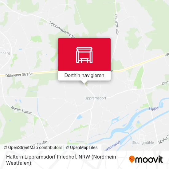 Haltern Lippramsdorf Friedhof Karte