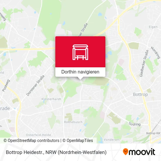 Bottrop Heidestr. Karte