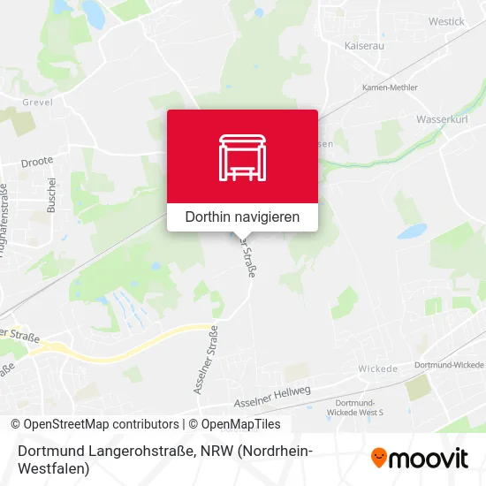 Dortmund Langerohstraße Karte