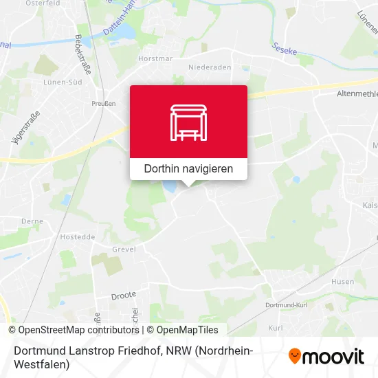 Dortmund Lanstrop Friedhof Karte