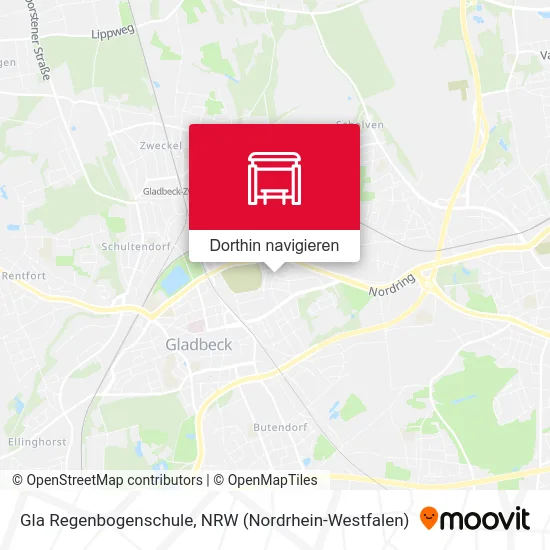 Gla Regenbogenschule Karte