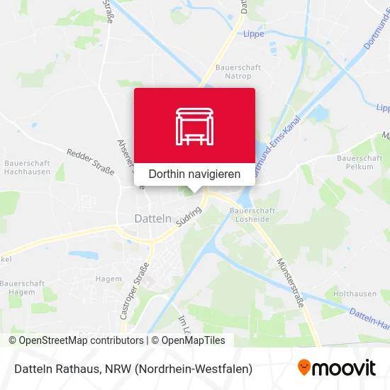 Datteln Rathaus Karte