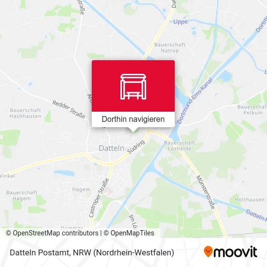 Datteln Postamt Karte
