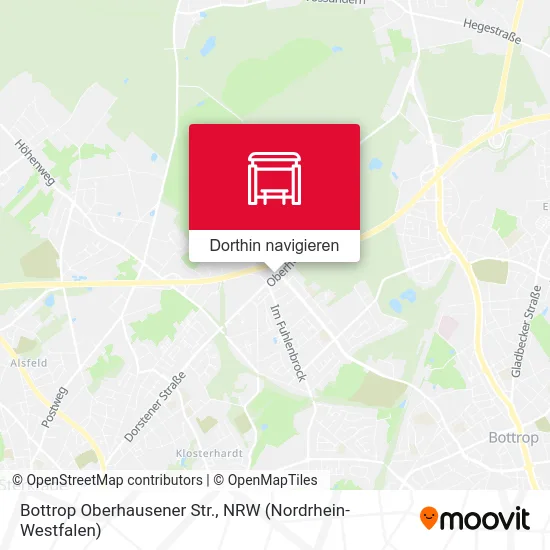 Bottrop Oberhausener Str. Karte