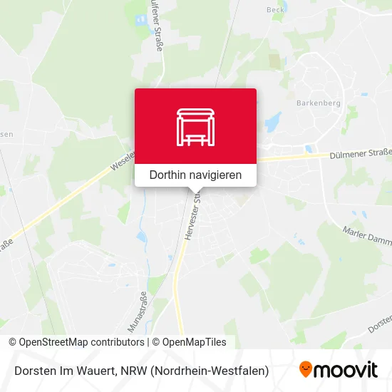 Dorsten Im Wauert Karte