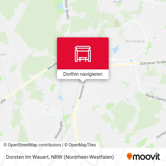 Dorsten Im Wauert Karte