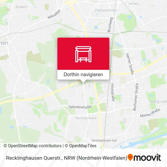 Recklinghausen Querstr. Karte