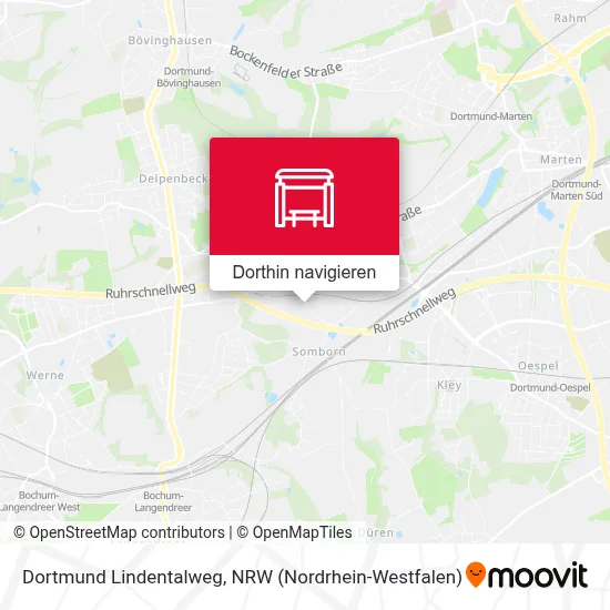 Dortmund Lindentalweg Karte