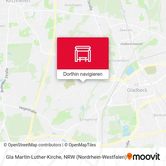 Gla Martin-Luther-Kirche Karte