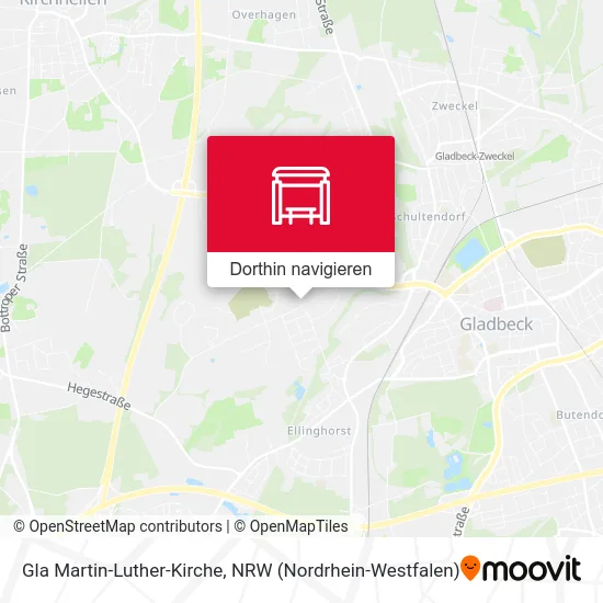 Gla Martin-Luther-Kirche Karte