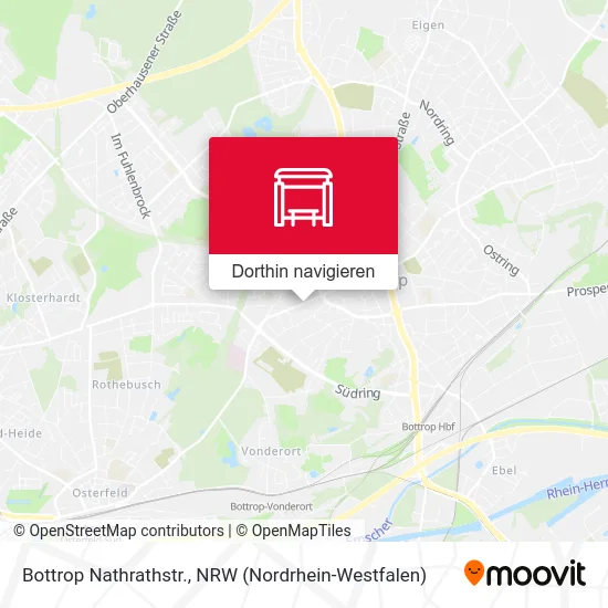 Bottrop Nathrathstr. Karte