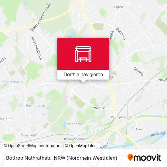 Bottrop Nathrathstr. Karte