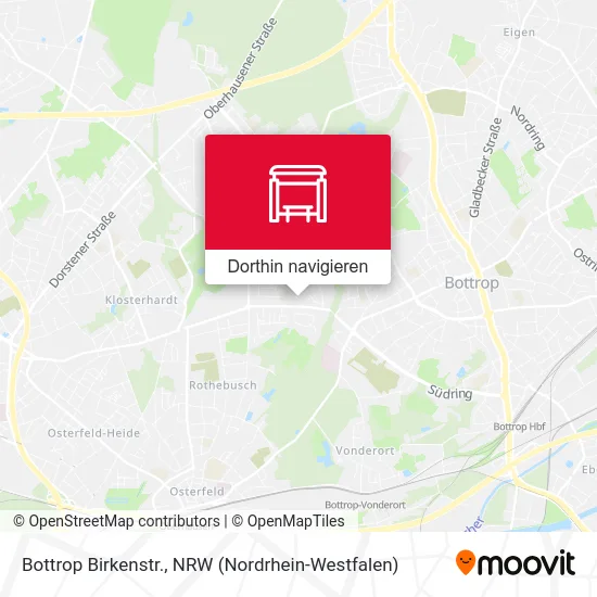 Bottrop Birkenstr. Karte