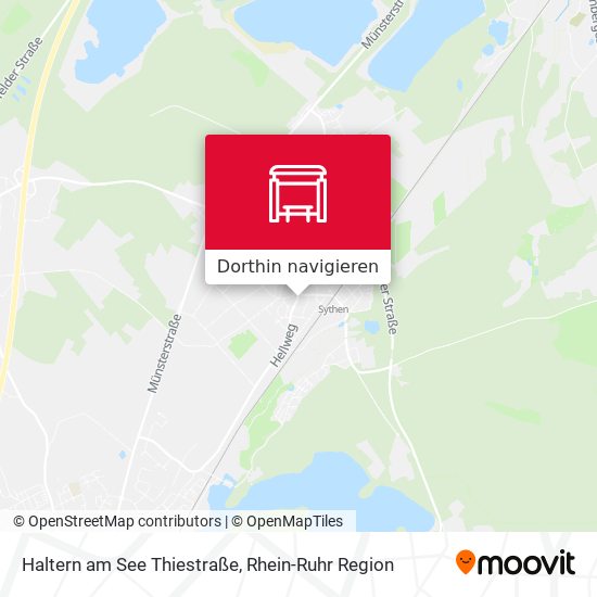 Haltern am See Thiestraße Karte