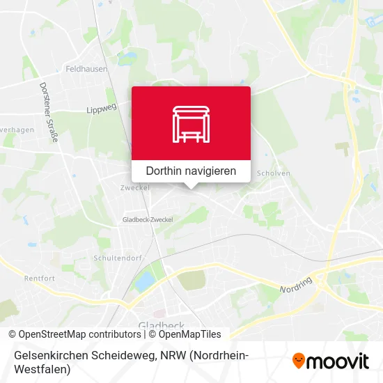 Gelsenkirchen Scheideweg Karte
