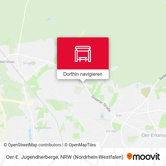 Oer-E. Jugendherberge Karte