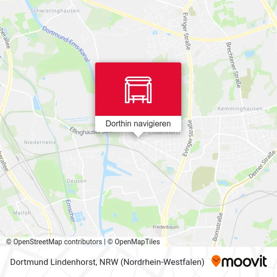 Dortmund Lindenhorst Karte