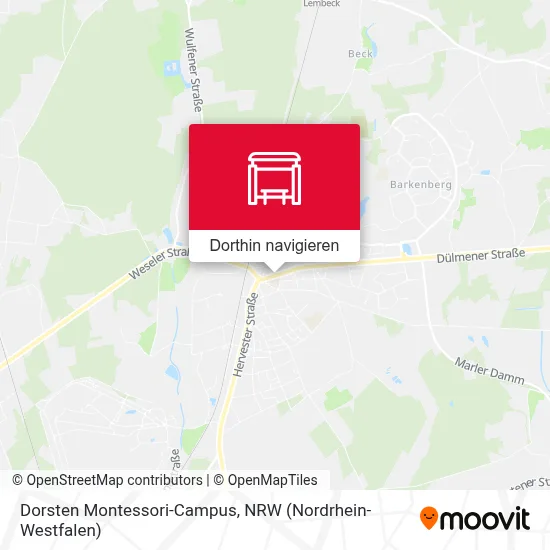 Dorsten Montessori-Campus Karte