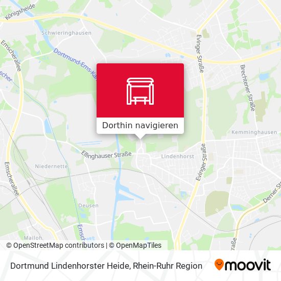 Dortmund Lindenhorster Heide Karte