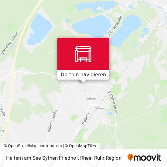 Haltern am See Sythen Friedhof Karte