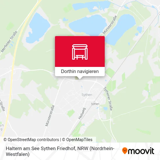 Haltern am See Sythen Friedhof Karte