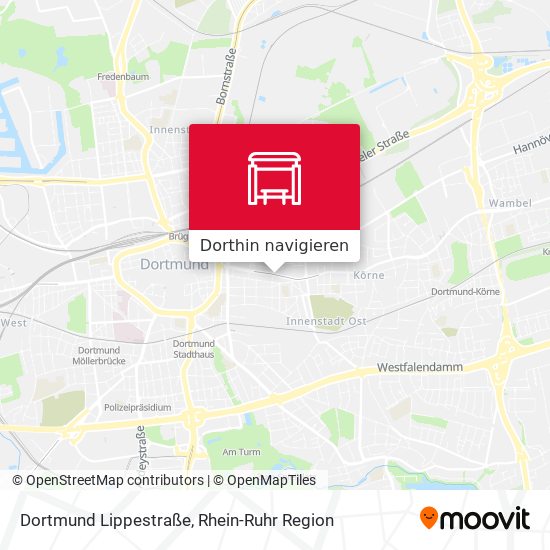 Dortmund Lippestraße Karte