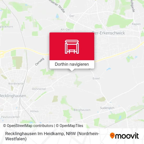 Recklinghausen Im Heidkamp Karte