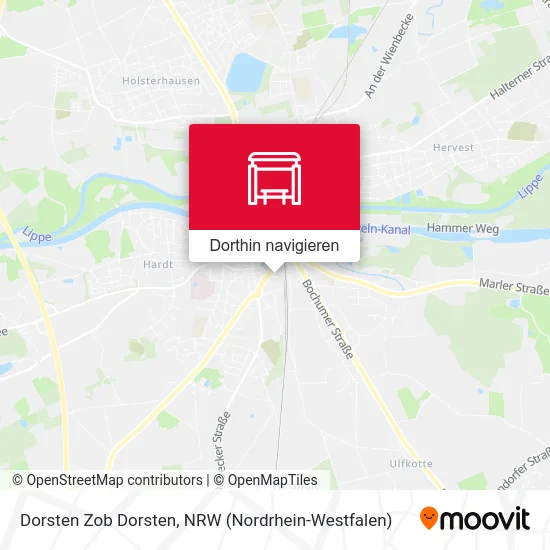 Dorsten Zob Dorsten Karte