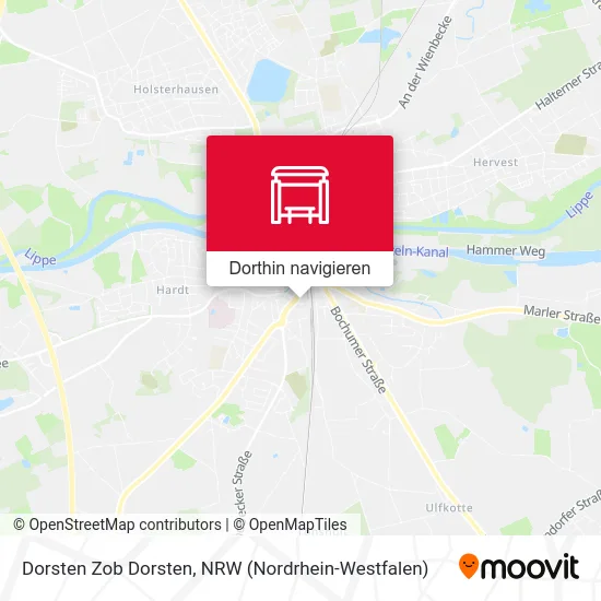 Dorsten Zob Dorsten Karte