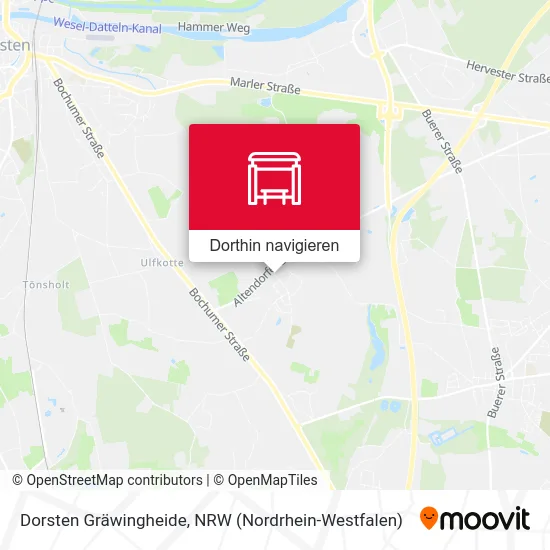 Dorsten Gräwingheide Karte