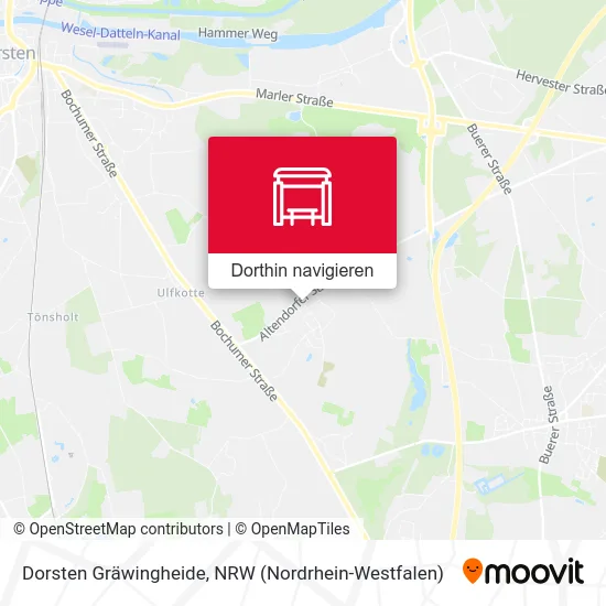 Dorsten Gräwingheide Karte