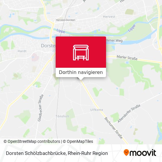 Dorsten Schölzbachbrücke Karte