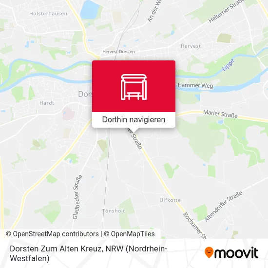 Dorsten Zum Alten Kreuz Karte