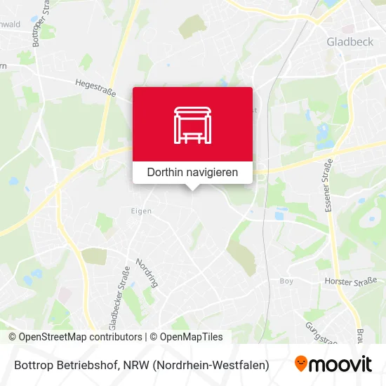 Bottrop Betriebshof Karte