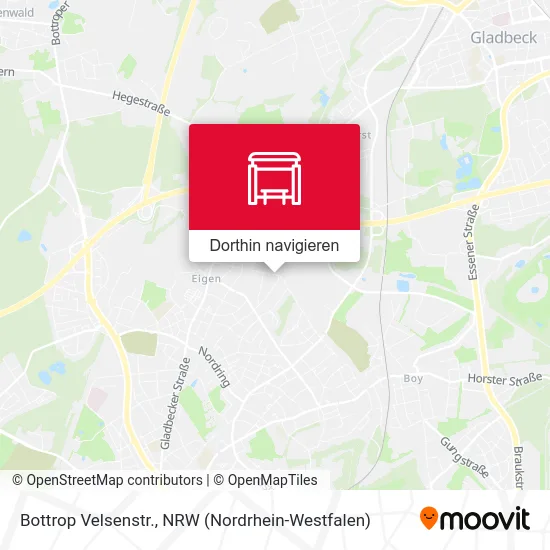 Bottrop Velsenstr. Karte