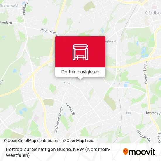 Bottrop Zur Schattigen Buche Karte