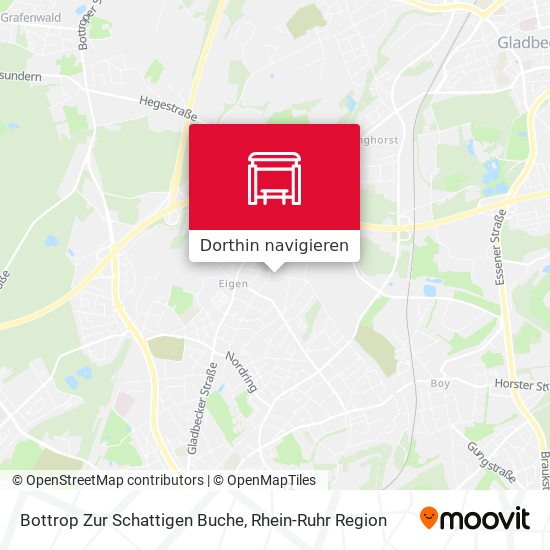 Bottrop Zur Schattigen Buche Karte