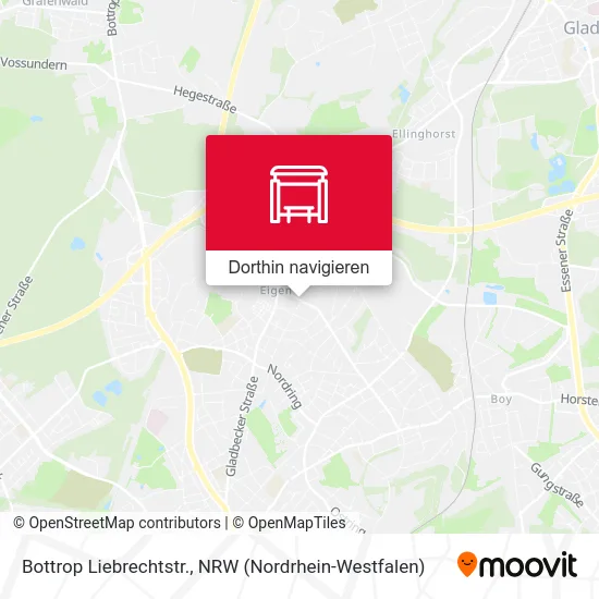 Bottrop Liebrechtstr. Karte