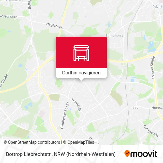 Bottrop Liebrechtstr. Karte