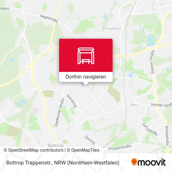 Bottrop Trappenstr. Karte