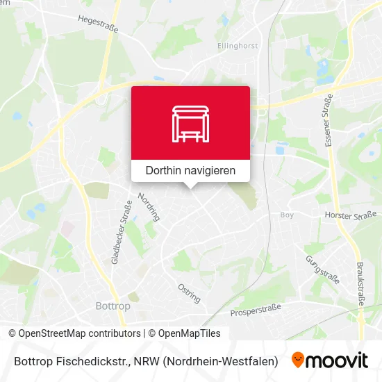 Bottrop Fischedickstr. Karte