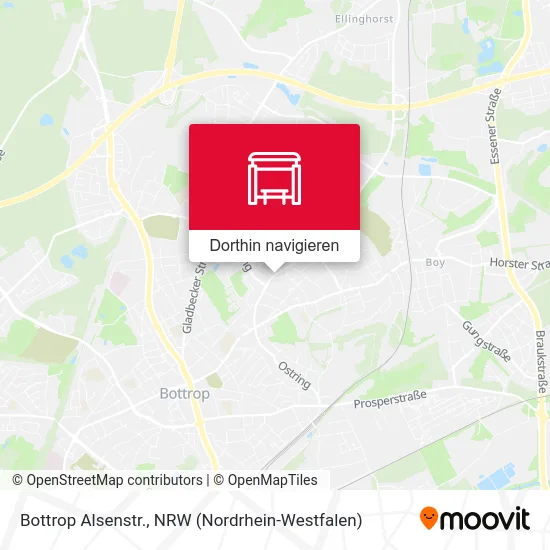 Bottrop Alsenstr. Karte